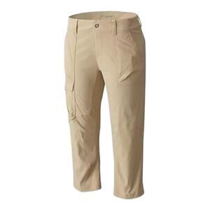 Columbia Kestrel Trail Capri Pants Size 14 Beige/Cream/Light Tan